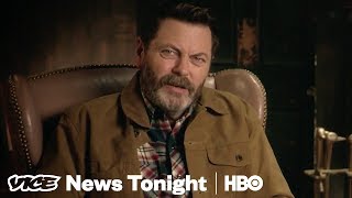 Nick Offerman Sets The Record Straight On Nick Offerman  Vicepedia HBO [upl. by Leeth]