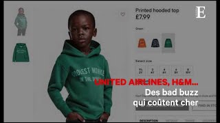 United Airlines HampM Des bad buzz qui coûtent cher [upl. by Florella350]