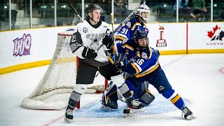 Highlights from Collingwood OJHL vs Battlefords SJHL at the 2023 Centennial Cup [upl. by Eicnahc161]