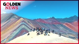 TELLEMENT BEAU  Vinicunca la montagne aux 7 couleurs [upl. by Yecnahc227]