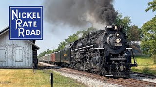 Nickel Plate Road 765 The TriState Steam Excursion 2023 [upl. by Ycat]