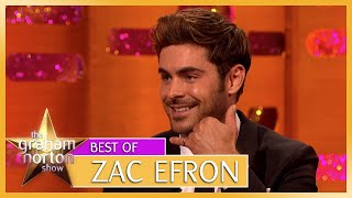 Zac Efron Recreates His Michael Jackson Phone Call  The Iron Claw  The Graham Norton Show [upl. by Shea]