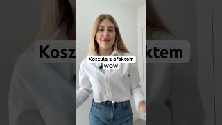 Koszula z efektem wow moda fashion stylistka ootd osobistastylistka fashioninspo outfit [upl. by Tloc]