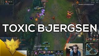 Bjergsen amp Svenskeren  Toxic Bjergsen  NA Duo Queue Funny Moments amp Highlights [upl. by Anitselec638]