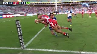 NRL Highlights Canterbury Bulldogs v St George Illawarra Dragons  Round 14 [upl. by Yanahc]