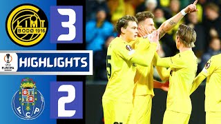 🟡FK BodøGlimt vs FC Porto 32 HIGHLIGHTS  Europa League [upl. by Eanahc]