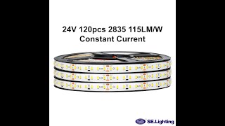 LED Strip Light 2835 Constant Current 120LEDs 24V [upl. by Ainessej]