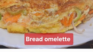 10min easy Breakfast Bread omelette recipe hamshareceipes [upl. by Ellehsat]