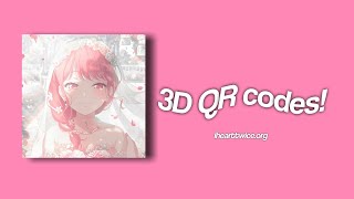 3D video star QR codes colorings included [upl. by Aerona631]