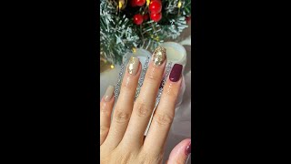 Autumn and Winter nails dipping color combo [upl. by Farl933]