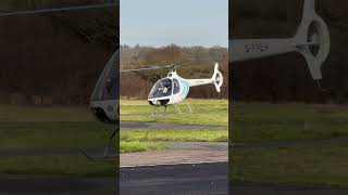 Guimbal Cabri G2 landing Elstree Aerodrome aviation helicopter guimbal aviationspotter [upl. by Rinee]