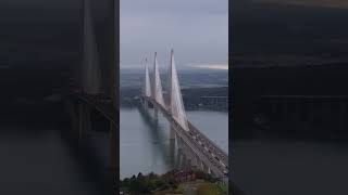 The Queensferry Crossing fife edinburgh scotland forthbridges drone [upl. by Esir941]