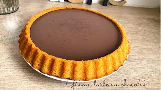 GÂTEAU TARTE AU CHOCOLAT 🍫 [upl. by Nunci]