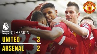 Manchester United 32 Arsenal 1516  Premier League Classics  Manchester United [upl. by Hanny]