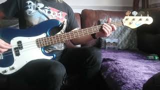 Saltcoats man plays quotInnerspacequot by Bruce Dickinson Bass cover heavymetal basscover [upl. by Brabazon]