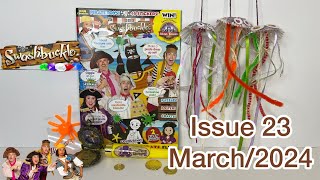 Swashbuckle magazine issue 23 March2024 with pirate set 🏴‍☠️🏴‍☠️swashbuckle cbeebiesmagazine [upl. by Temp132]