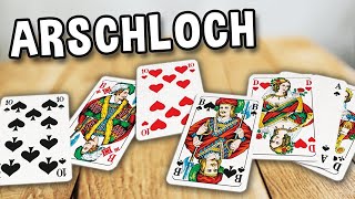 ARSCHLOCH  BETTLER Kartenspiel  Spielregeln TV Spielanleitung Deutsch [upl. by Robert]