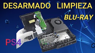 Como Limpiar DESARMAR dar Mantenimiento a Lector BlurayPS4 No Expulsa Disco no Entra Disco [upl. by Atnoled166]