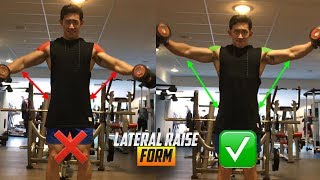 How to do Shoulders Front Machine Side Lateral Raise correctly Abawi Fit [upl. by Rettig]