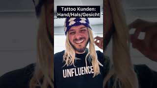 Tattoo Kunden HandHalsGesicht [upl. by Yemirej]