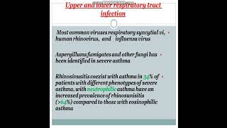 BRONCHIALASTHMANEUTROPHILICASTHMA [upl. by Ettelloc]