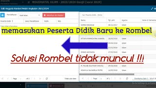 PAUD  Cara memasukan Peserta Didik baru ke dalam Rombel [upl. by Aralomo196]