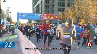 Route 66 Marathon Weekend Kicks Off With In Downtown Tulsa [upl. by Rebah]