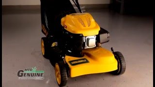 Howto Change a SelfPropelled Push Mower Belt [upl. by Aehcsrop]