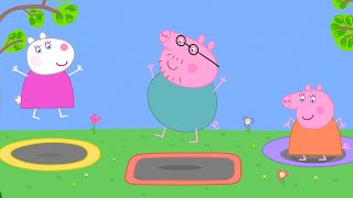 The Very Bouncy Trampoline Park  Peppa Pig Surprise [upl. by Hildy]