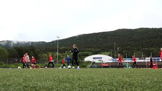 Tine Fotballskole i Spjelkavik [upl. by Yenwat]