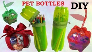 10 DIY Creative Ways to Reuse  Recycle Plastic Bottles part 1 [upl. by Crescantia97]