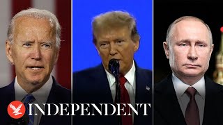 Trump agrees with Putin that Biden should be president [upl. by Duile288]