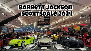 2024 Barrett Jackson Scottsdale  Walk Through  Carbon Bugatti Chiron  Rimac Nevera  MUCH MORE [upl. by Eiraminot]