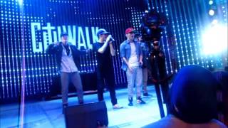 4Count Performing quotSnapbackquot City Walk [upl. by Taddeo]