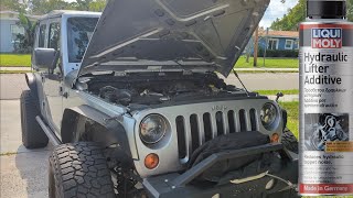 Liqui Moly 20004 Hydraulic Lifter Additive on 2013 Jeep Wrangler Did it stop the Ticking [upl. by Shanahan]