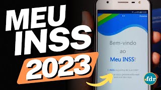 Meu INSS 2023 CADASTRO CONSULTA ONLINE EXTRATO E AGENDAMENTO DIGITAL DOS SERVIÇOS [upl. by Rollie]