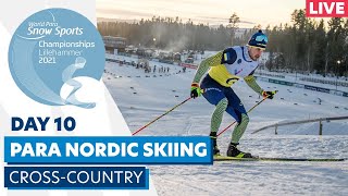 Lillehammer 2021  Para Nordic  CC  Sprint semifinal amp final mw  WPSS Championships [upl. by Assyl]