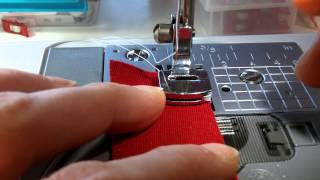 Creating ruffled fabric with a shirring foot [upl. by Enelak100]