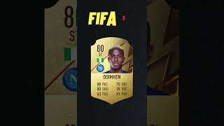 FC 24 AMAZING EVOLUTION OF VICTOR OSIMHEN 🔥⭐ fc24 fifaratings eafc24 [upl. by Yentiw]