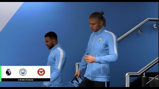 Manchester City vs Brentford FC24 Gameplay 4K 60 FPS 4kgameplay [upl. by Yelrah]