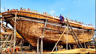 Handmade Wooden Ship Manufacturing in Pakistan  Amazing Wood Ship Manufacturing Process [upl. by Eddie]