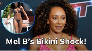 Mel B Wears Transparent Bikini In Public At Vacation Look At Photos [upl. by Anrat836]