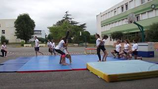 Collège Argote acrosport 2017 [upl. by Ireva]