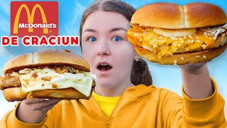 BURGERI DE CRACIUN McDonalds REVIEW Merita Merry amp Festive Burger Review [upl. by Cilka]