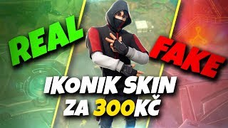 IKONIK SKIN za 300 Kč je to REAL nebo FAKE  – Fortnite Battle Royale CZSK [upl. by Onimixam]