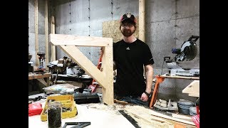 How To Build Your OWN Shed  Soffit Posts Trim Ramp amp Door Tutorial [upl. by Neehahs]