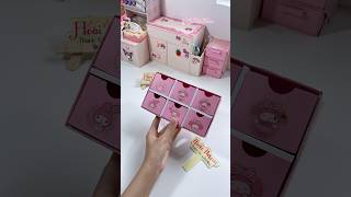 mini cabinet from cardboard diy craft shorts shortvideo shortsviral [upl. by Llenyl]