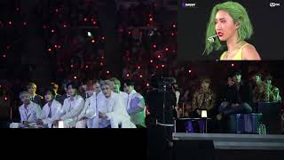 FULL REACTION BTS TXT ATEEZ reaction to MAMAMOO x JYP at MAMA 2019 [upl. by Kera]