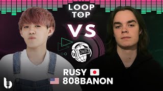 RUSY VS 808BANON  Online World Beatbox Championship 2022  LOOPSTATION BATTLE 14 FINAL [upl. by Tristis]