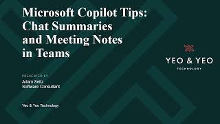 Copilot Tip Meeting Insights During a Meeting in Teams [upl. by Daub111]